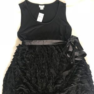 Maternity black cocktail dress